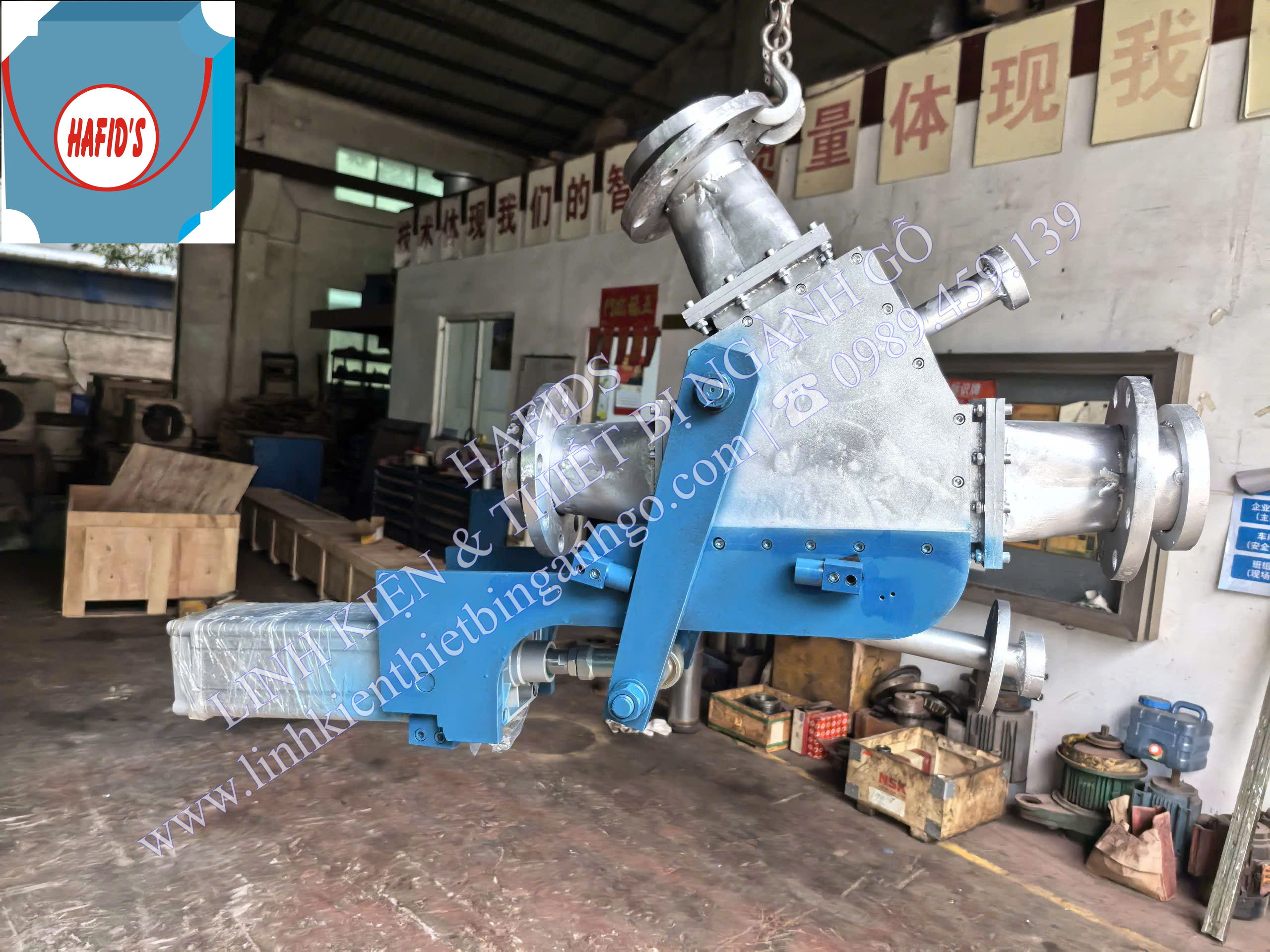 Van 3 ngã- Sau máy nghiền